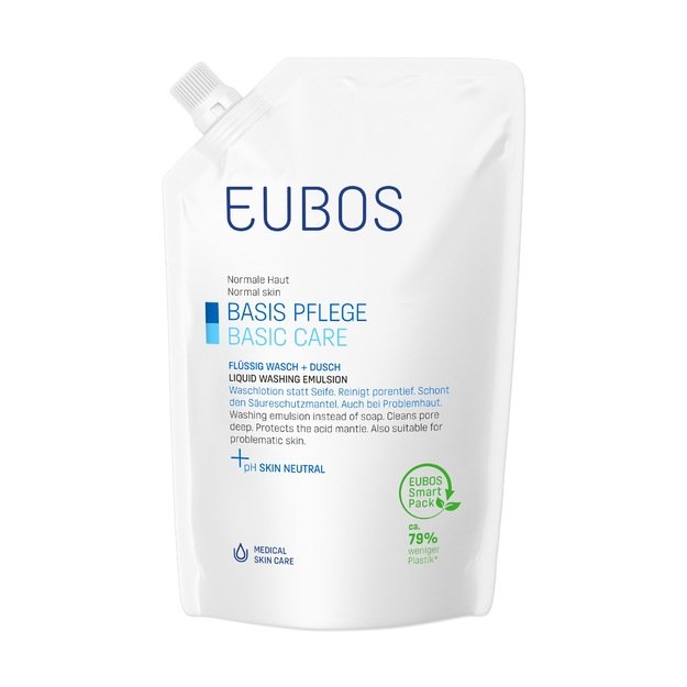 Eubos Basic Skin Care Blue washing emulsion 400 ml (refill)