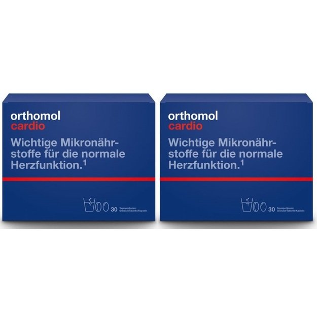 Sale! 2 PCS of Orthomol Cardio (30 daily doses)
