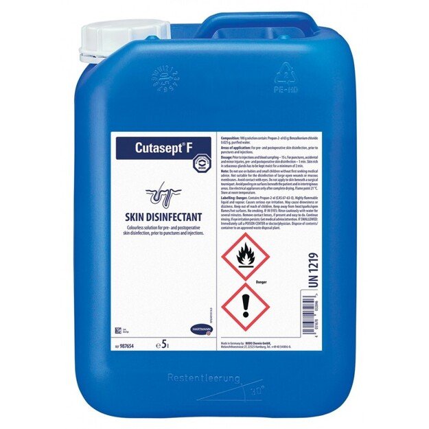 Cutasept F 5L liquid for skin disinfection