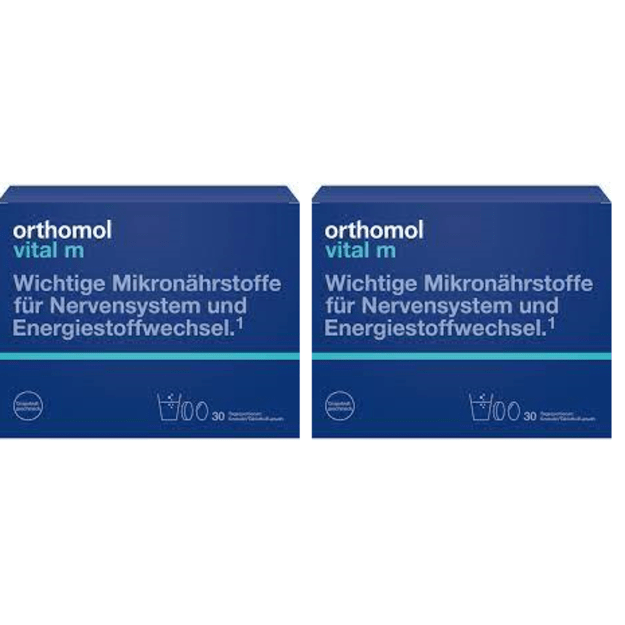 Sale! 2 PCS of Orthomol Vital m for men (30 daily doses)