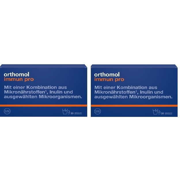 2 PCS of Orthomol Immun Pro (30 daily doses)