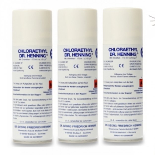 3 PCS Chloraethyl Dr. Henning 175ml spray