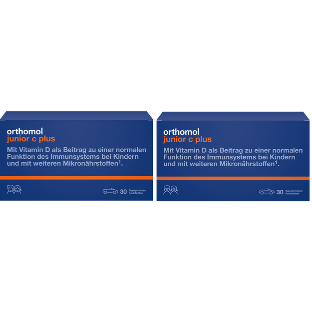 2 PCS of Orthomol junior C plus (30 daily doses)  CHEАPER!