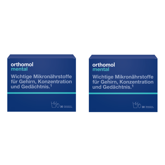 2 PCS of Orthomol Mental (30 daily doses) CHEAPER!