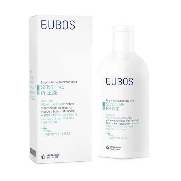 Eubos Sensitive shower oil for dry skin 200 ml