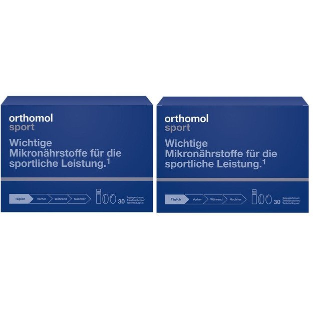 2 PCS of Orthomol Sport (30 daily doses) better price!