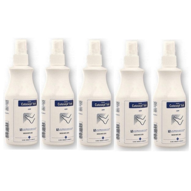5 PCS of Cutasept Feet 250 ml CAEPER!