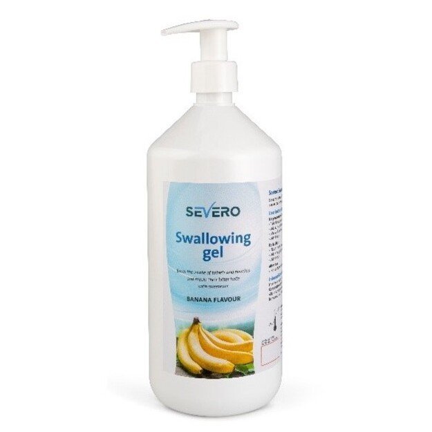 Severo tablet swallowing gel 1l, banana flavor