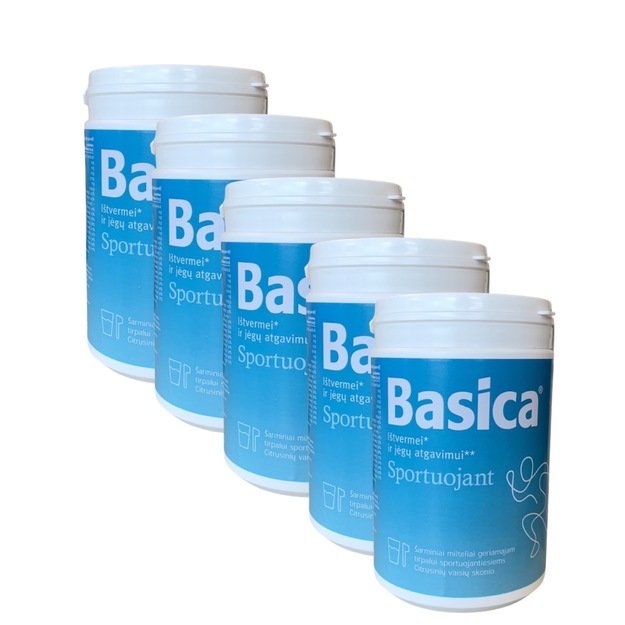 GREAT PRICE! 5 pcs. BASICA SPORT, 660 g