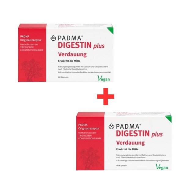 1+1 SALE! PADMA DIGESTIN® PLUS (60 capsules) CHEAPER!