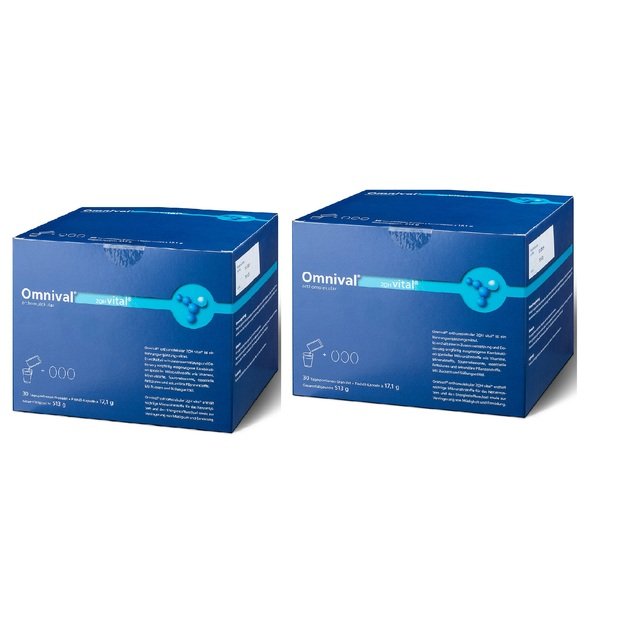  2 pcs Omnival vital orthomolecular 2OH N30  (powder, capsule)