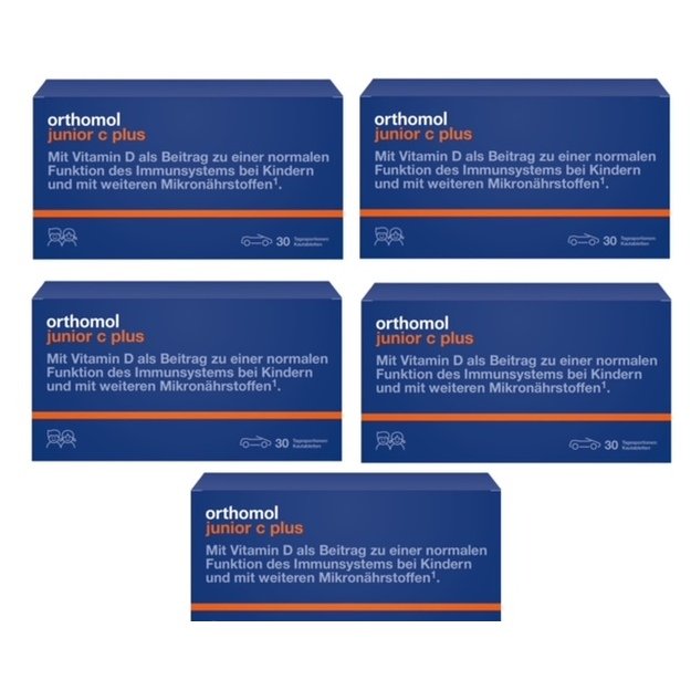 5 pcs. Orthomol Junior C plus (30 daily doses)