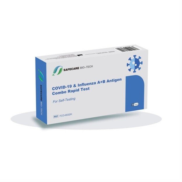 Safecare Covid-19 & Influenza A/B rapid antigen test