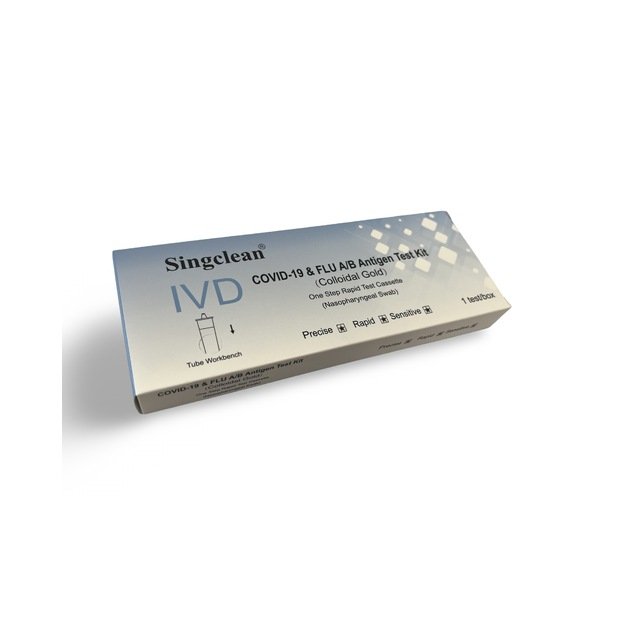 SINGCLEAN rapid Covid-19 and A/B Influenza antigen test